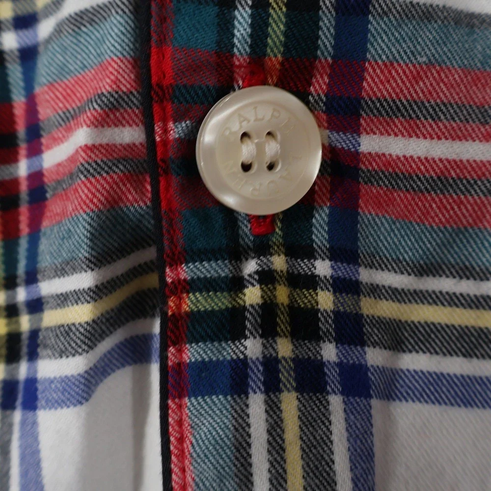 Polo Ralph Lauren Pajama Set Men L Multi Plaid Preppy Holiday Classic $105 NWT
